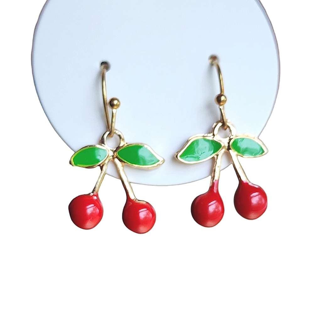 3/$12 🍒 Cherry Earrings